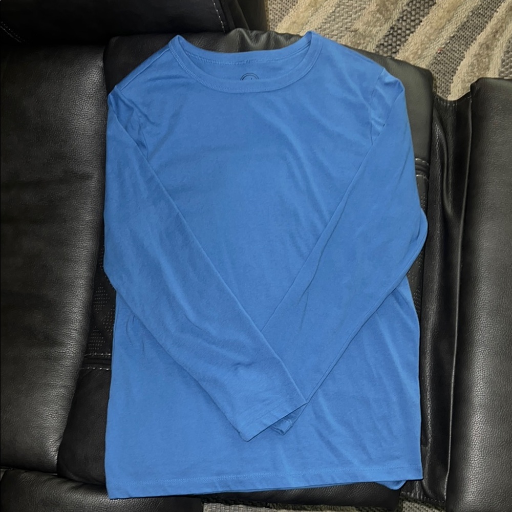 Blue Long Sleeve Tee
